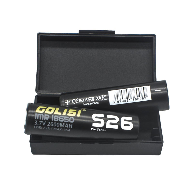 Golisi S26 - 18650 - 2600mAh Pro Series Batteries - V4S