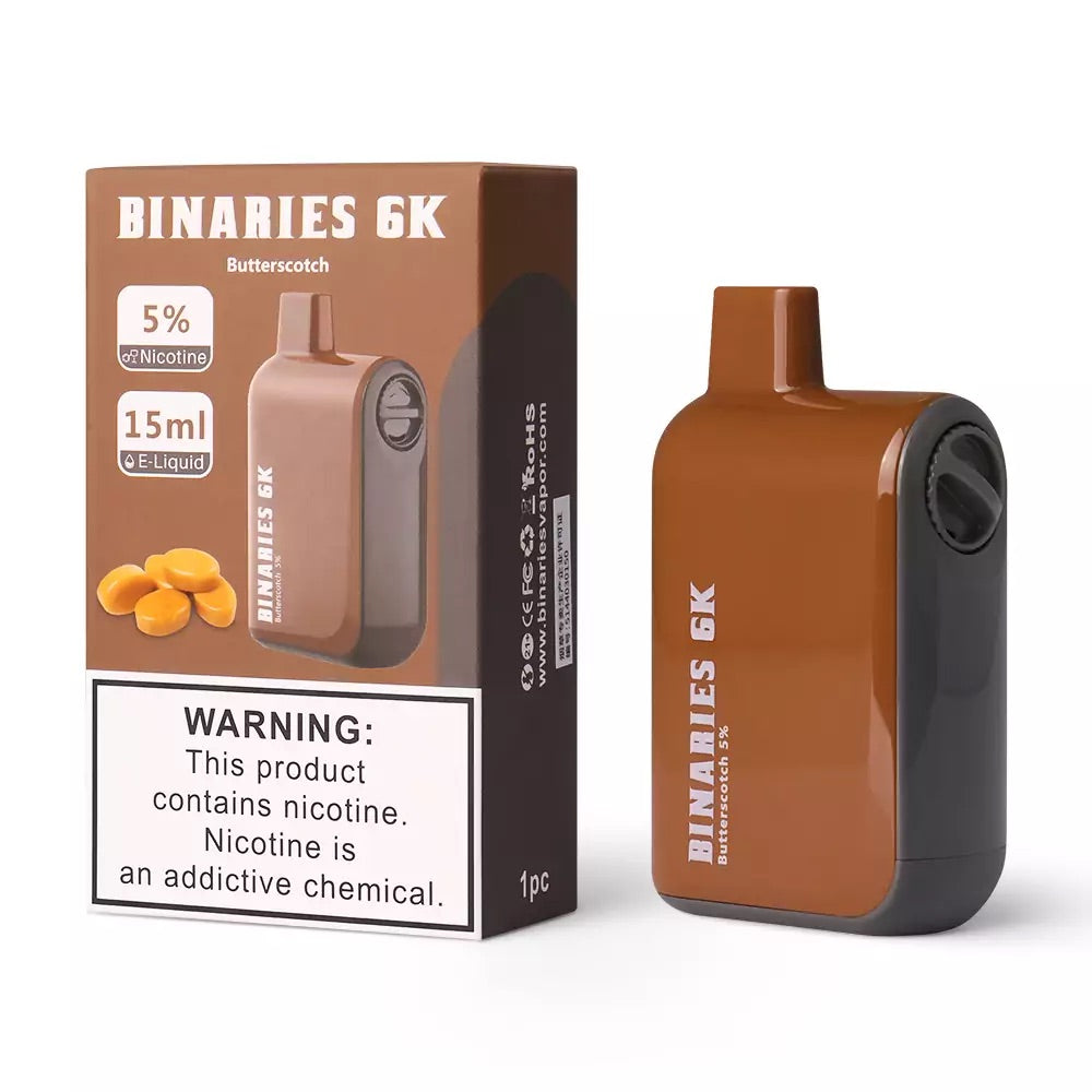 Horizon Binaries 6k Disposable 6000 puffs Butterscotch