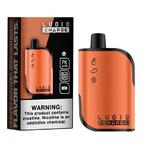 Lucid Charge Disposable [7000 puffs] - Peach Mango Strawberry {CLEARANCE}