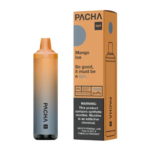 Pacha Syn Disposables by Pachamama - Mango Ice [3000 puffs] - V4S