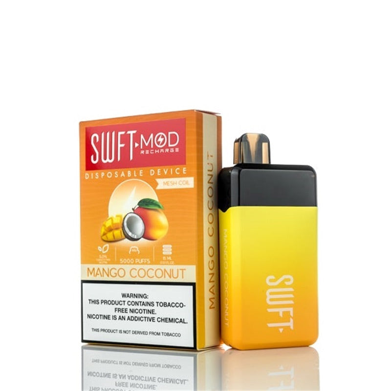 SWFT Mod Disposable Device [5000 puffs] - Mango Coconut - V4S