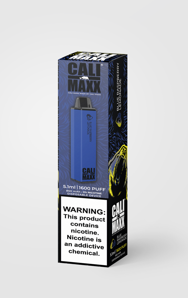 Cali MAXX Disposable 1600 puffs - Blue Raspberry Lemonade - V4S