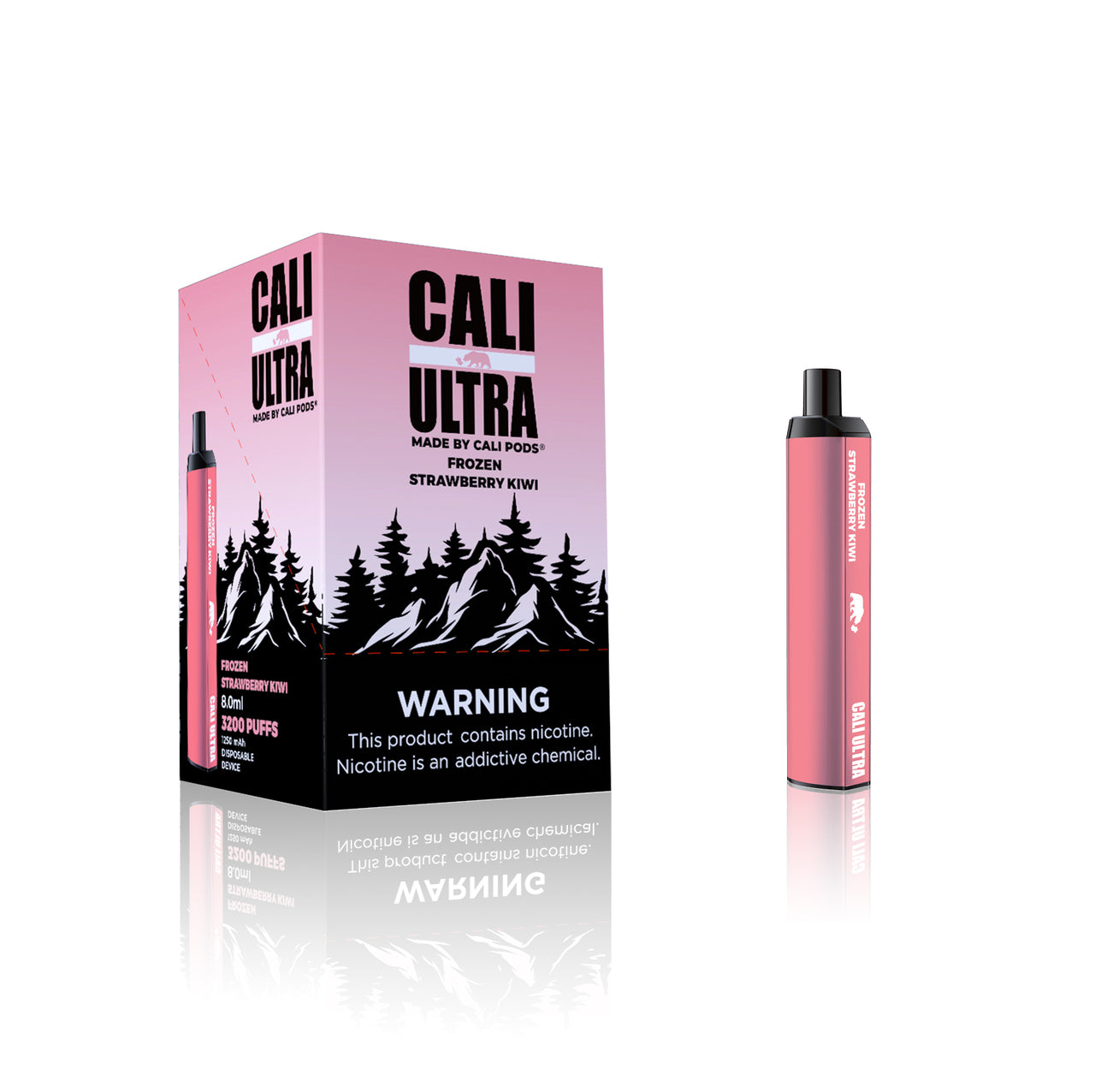 Cali Ultra Disposable - Frozen Strawberry kiwi - 3200 Puffs