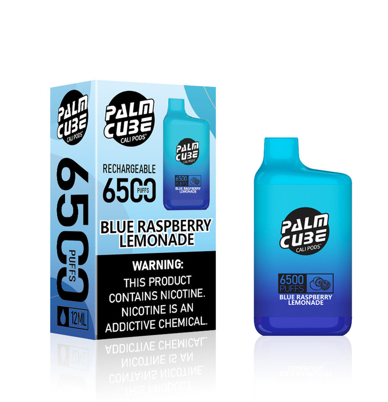 Cali Palm Cube Disposable [6500 puffs] - Blue Raspberry Lemonade [CLEARANCE]