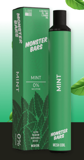 Monster Bars Disposable 0% [3500 puffs] - Mint