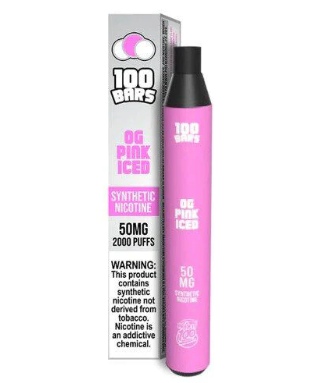 Keep It 100 Bars Disposable - OG Pink Iced - 2000 puffs [CLEARANCE]