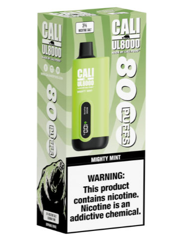 Cali UL8000 3% Disposable [8000 puffs] - Mighty Mint