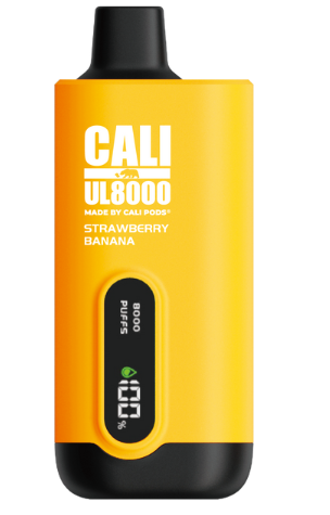 Cali UL8000 3% Disposable [8000 puffs] - Strawberry banana