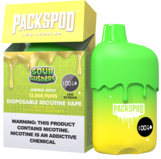 Packspod Disposables [12000 puffs] - Sour Gushers