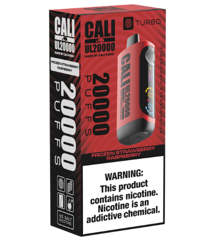 Cali UL20000 Disposable [20,000 puffs] - Frozen Strawberry Raspberry