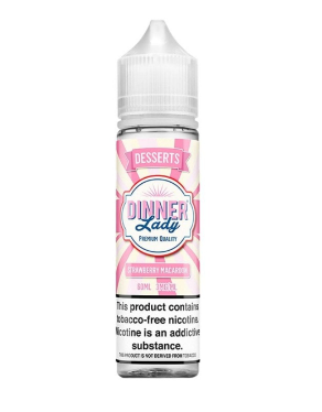 Dinner Lady Synthetic - Strawberry Macaroon [60ml]