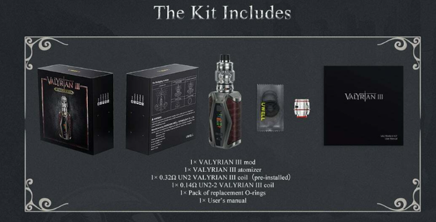 Uwell Valyrian 3 Starter Kit [200w]