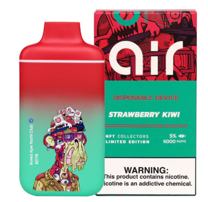 AIR Disposable NFT Collectors Limited Edition - Strawberry Kiwi (6000 puffs) [CLEARANCE]