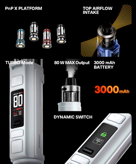 Voopoo Argus Pro 2 Pod Mod Kit - 80W