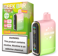 Geek Bar Pulse Disposables [15000 puffs] - Sour Strawberry