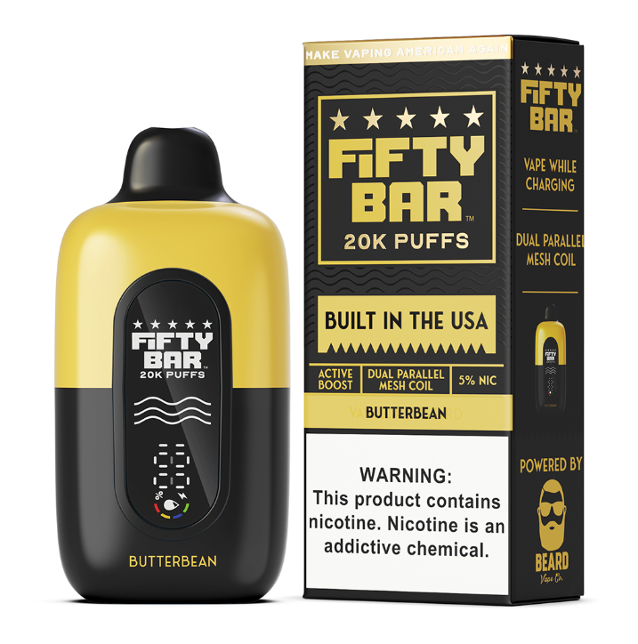 Beard Fifty Bar [20k PUFFS] - Butterbean