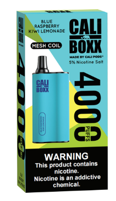 Cali Boxx Disposable [4000 puffs] - Blue Raspberry Kiwi Lemonade (CLEARANCE)