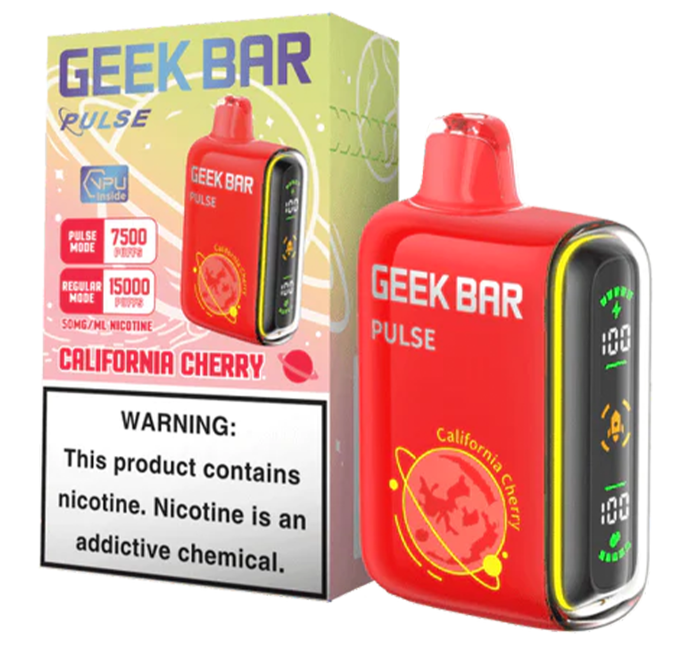 Geek Bar Pulse Disposables [15000 puffs] - California Cherry