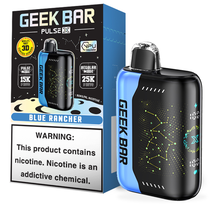 Geek Bar Pulse X Disposables [up to 25000 puffs] - Blue Rancher