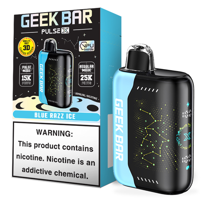 Geek Bar Pulse X Disposables [up to 25000 puffs] - Blue Razz Ice