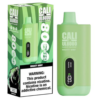 Cali UL8000 5% Disposable [8000 puffs] - Mighty Mint