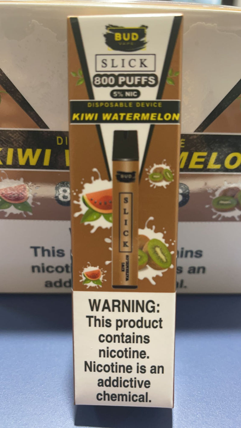 Bud Vape Slick - 800 puffs - Kiwi Watermelon - V4S