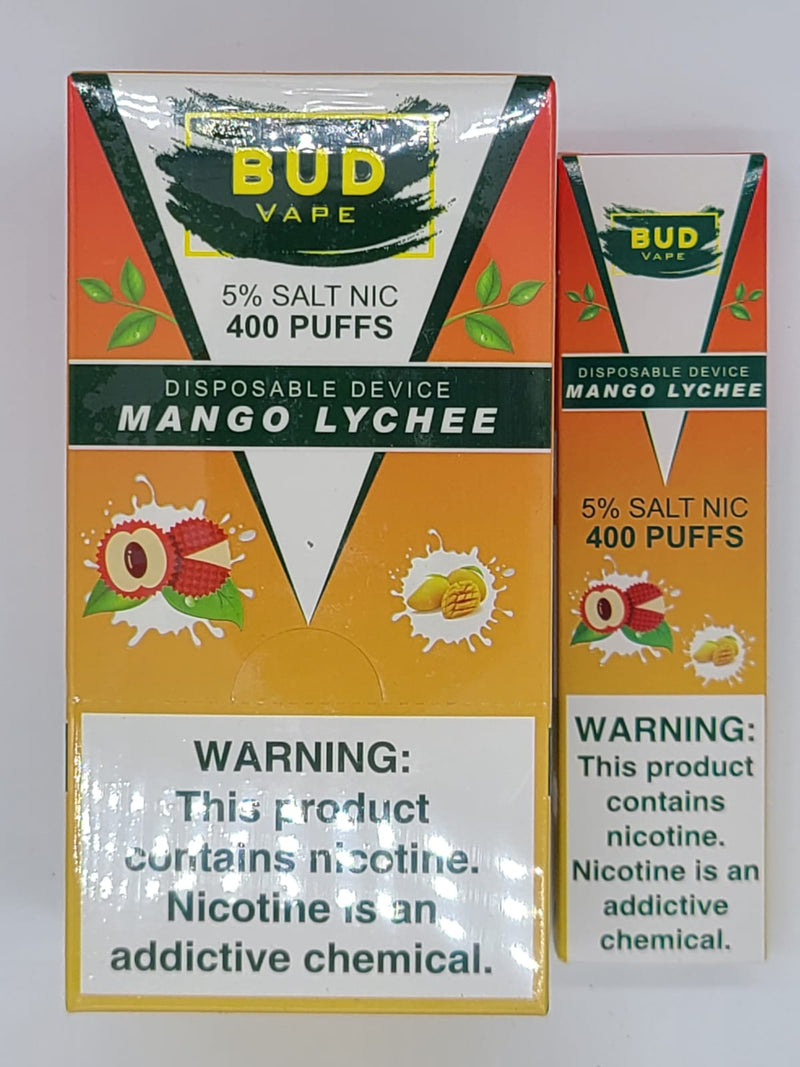Bud Vape Disposables - Mango Lychee [CLEARANCE] - V4S