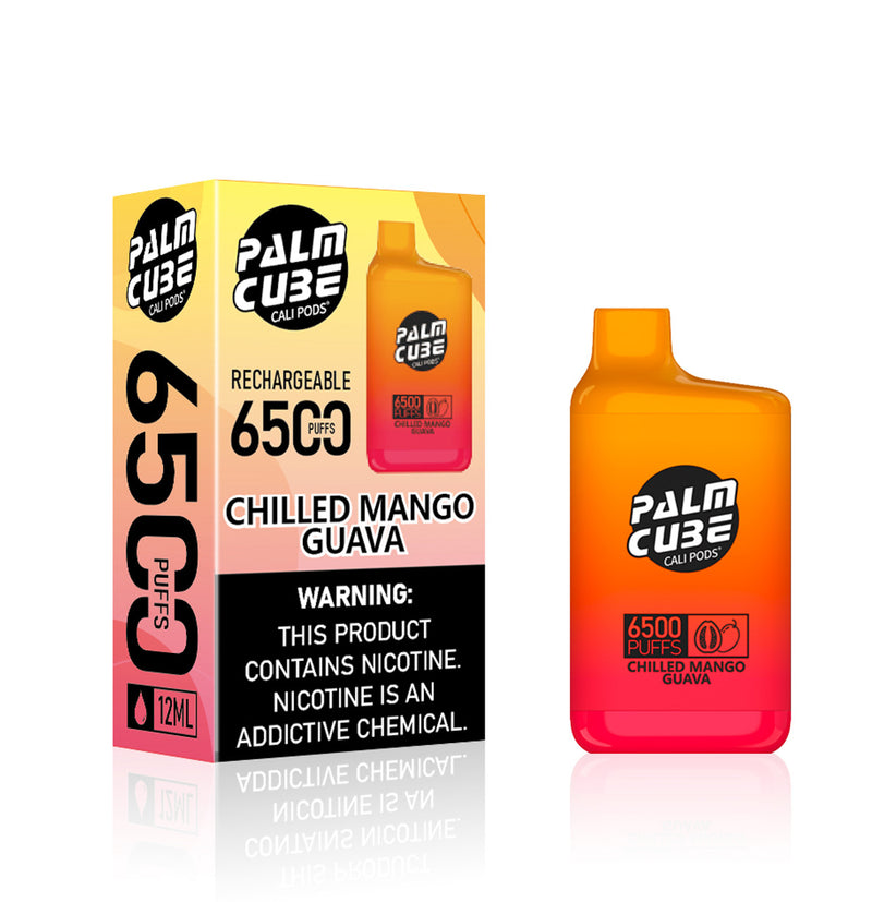 Cali Palm Cube Disposable [6500 puffs] - Chilled Mango Guava [CLEARANCE]