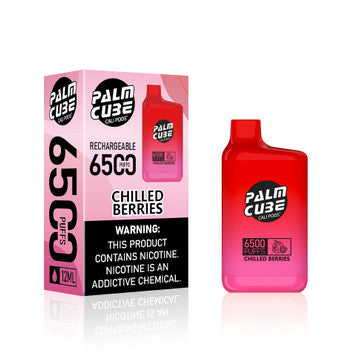 Cali Palm Cube Disposable [6500 puffs] - Chilled Berries [CLEARANCE]