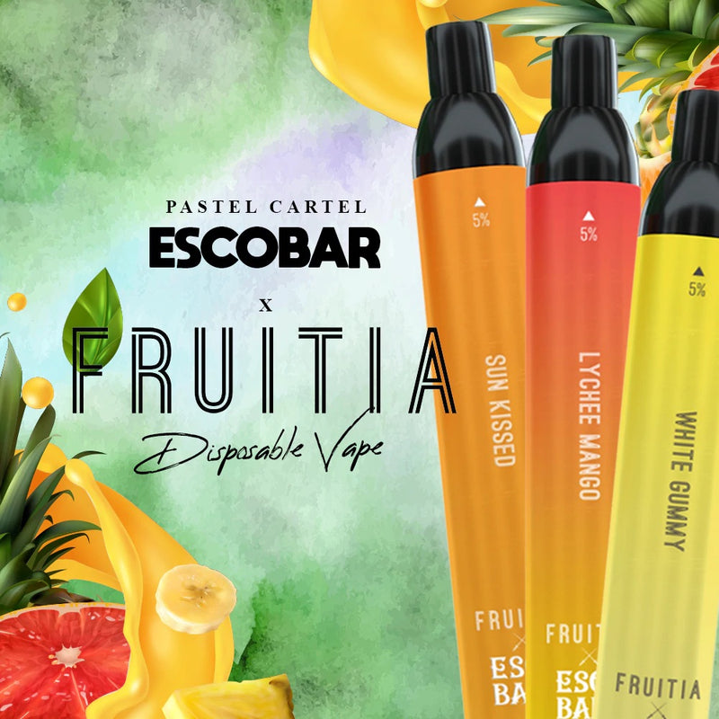 ESCO Bar X Fruita Disposable - White Gummy [2500 puffs] - V4S