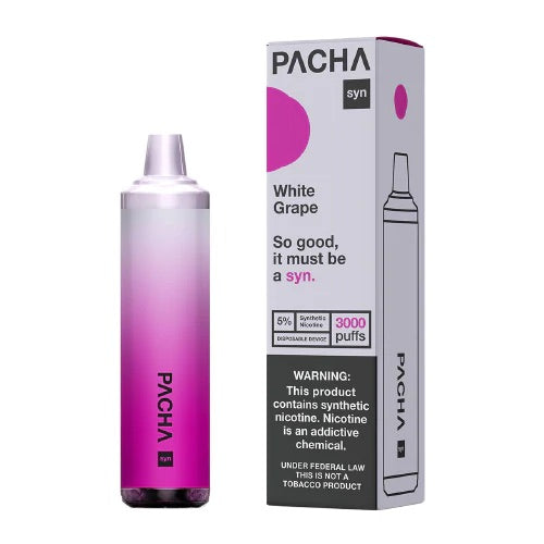 Pacha Syn Disposables by Pachamama - White Grape [3000 puffs] - V4S