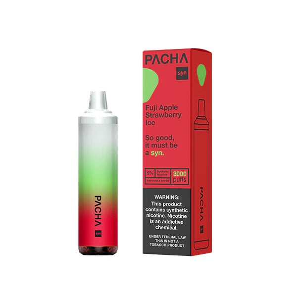 Pacha Syn Disposables by Pachamama - Fuji Apple Strawberry Ice [3000 puffs] - V4S