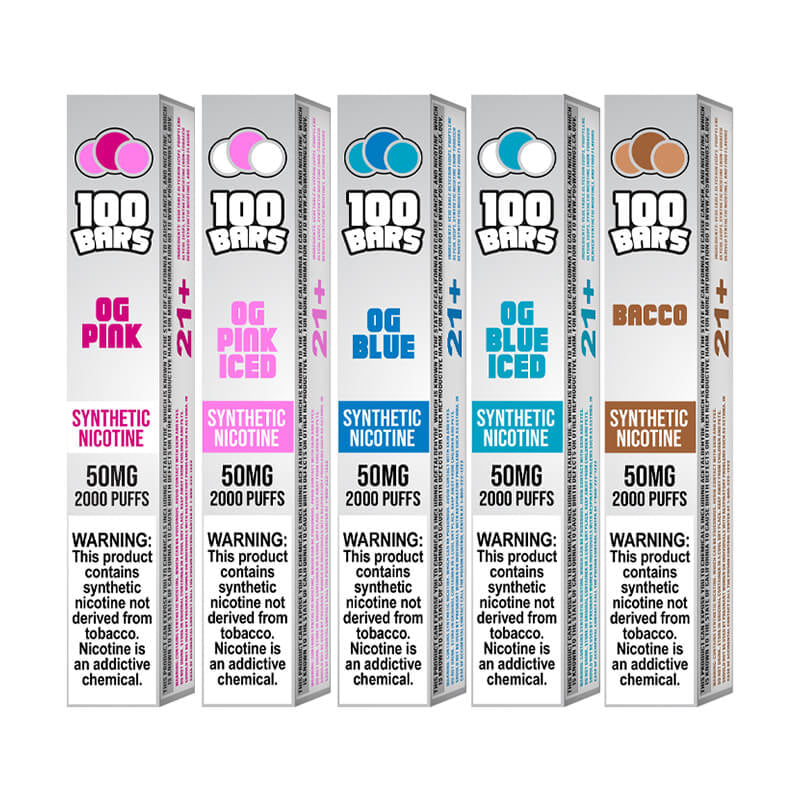 Keep It 100 Bars Disposable - OG Blue Iced - 2000 puffs [CLEARANCE] - V4S