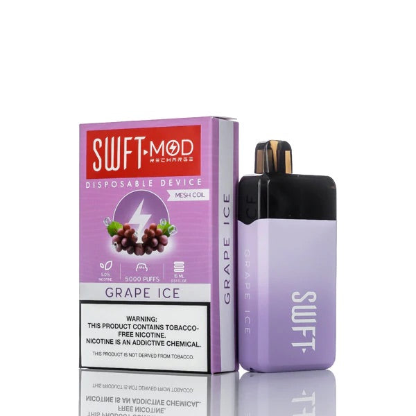 SWFT Mod Disposable Device [5000 puffs] - Grape Ice - V4S