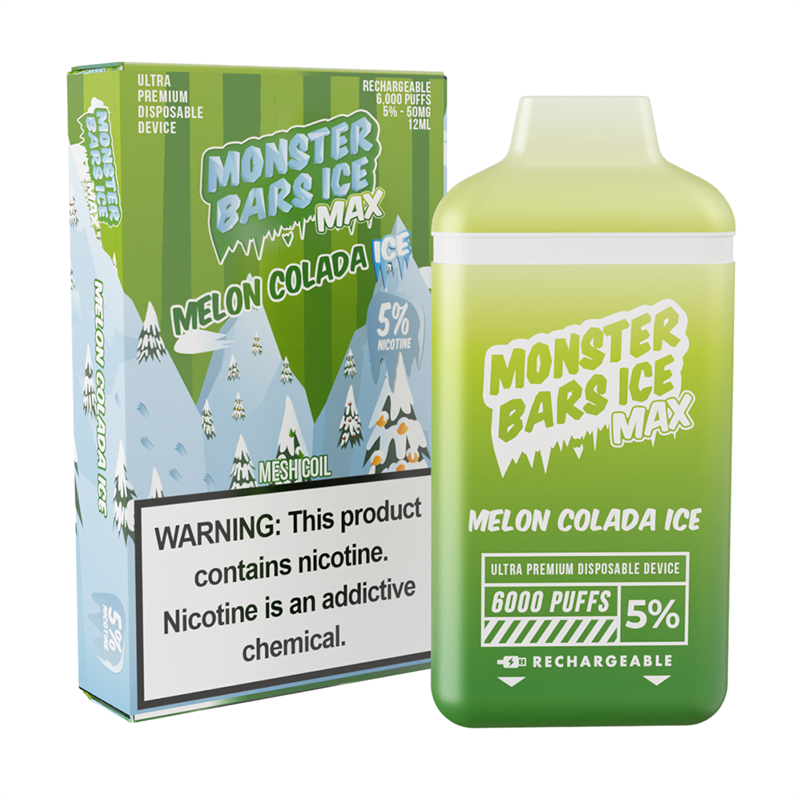 Monster Bar Vapes Monster Bars MAX 6000 Disposable Vape Monster Bar Vapes Monster Bars MAX 6000 Disposable Vape