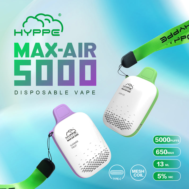 Hyppe Max Air 5k Disposables [5000 puffs] - Lush Ice - V4S