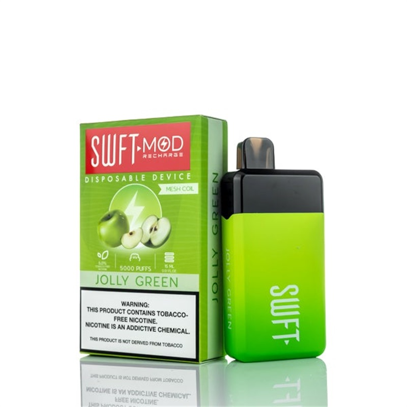 SWFT Mod Disposable Device [5000 puffs] - Jolly Green (apple) - V4S