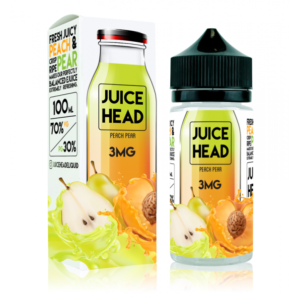 Juice Head 100ml - Peach Pear - V4S