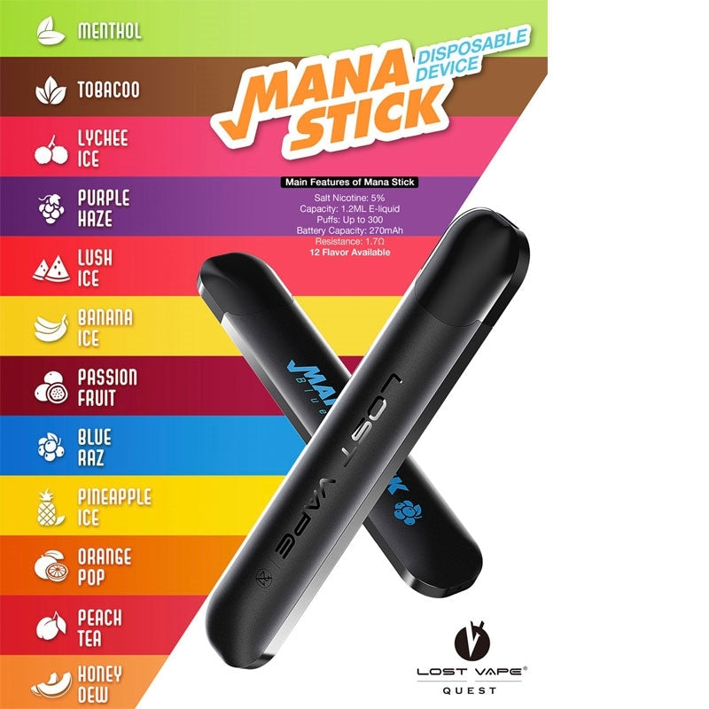 Lost Vape Mana Stick Disposable - Lychee Ice [CLEARANCE] - V4S