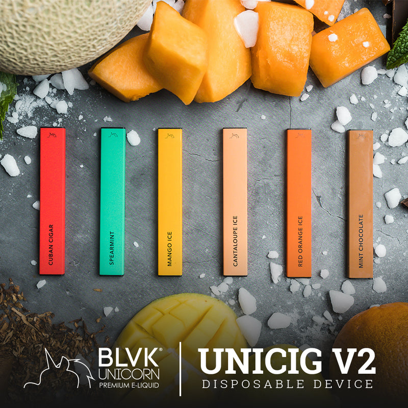 BLVK Unicorn UniCig V2 Disposable - Lychee Ice [CLEARANCE] - V4S
