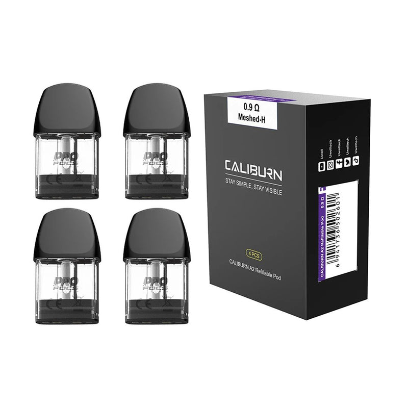 Uwell Caliburn A2 Replacement Pods [4 pack] - V4S