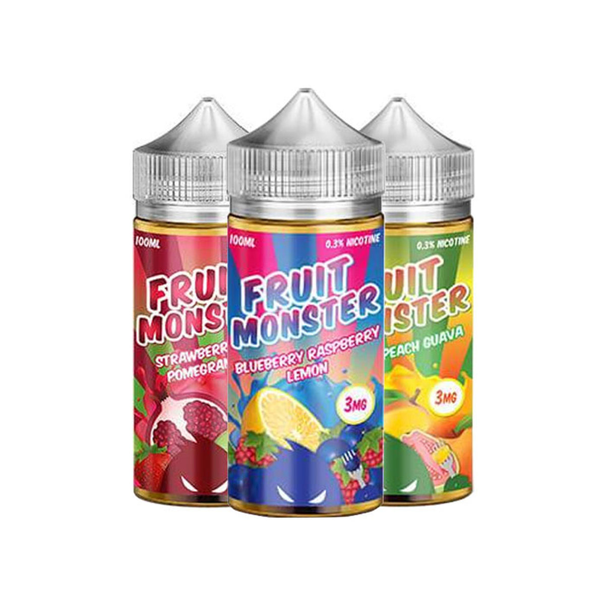 Fruit Monster - Strawberry Kiwi Pomegranate - 100ml Fruit Monster - Strawberry Kiwi Pomegranate - 100ml