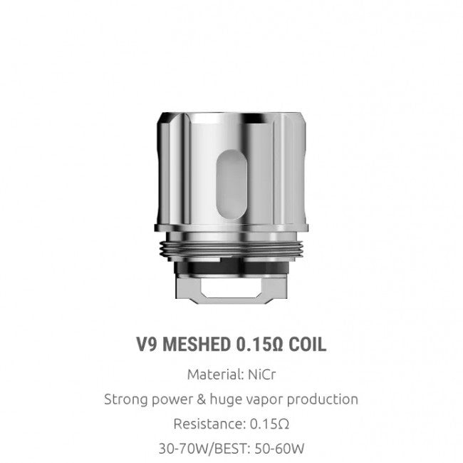 smok coil material SMOK TFV9 Meshed Coils [5 pack]