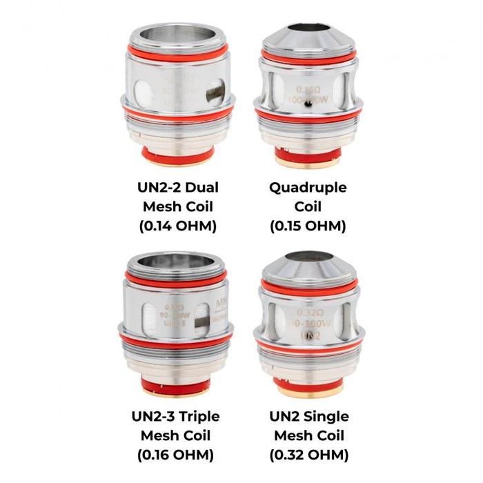 Uwell Valyrian II Replacement Coils - V4S