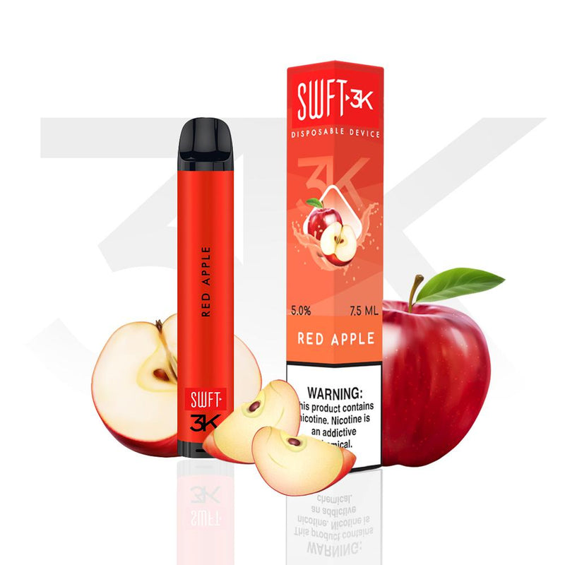 SWFT 3K disposable - Red Apple - 3000 puffs - V4S
