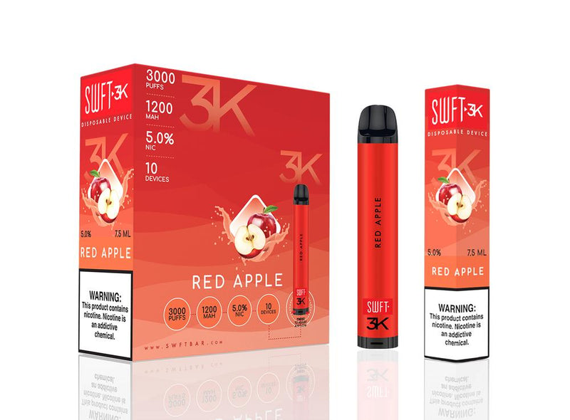 SWFT 3K disposable - Red Apple - 3000 puffs - V4S