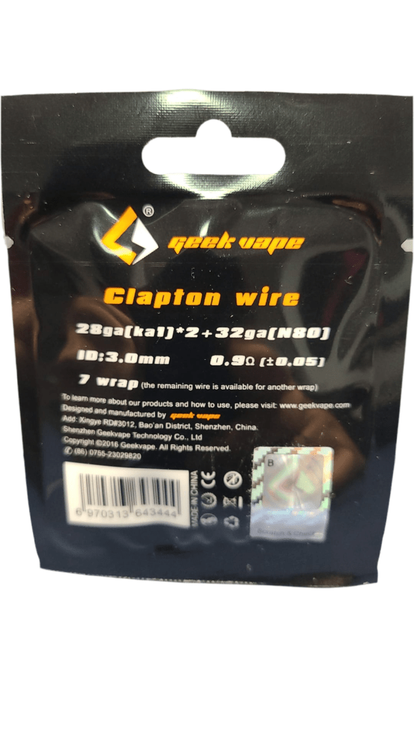 9EF2BEB9-B34A-4288-A173-6DCFAB131807 Geekvape Fused Clapton 28 gauge x2 32 (ni80)