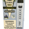 Bud Vape RAMBO Blueberry Cotton 2000 puffs [CLEARANCE]