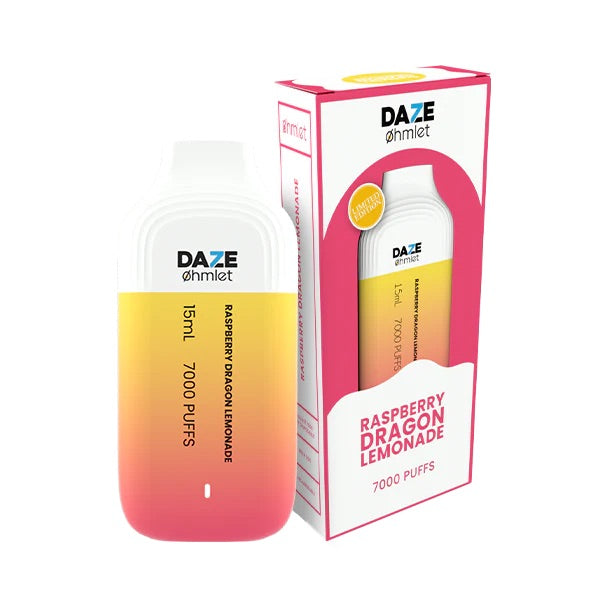 7 Daze Ohmlet Disposable - Raspberry Dragon Lemonade [7000 puffs] - V4S