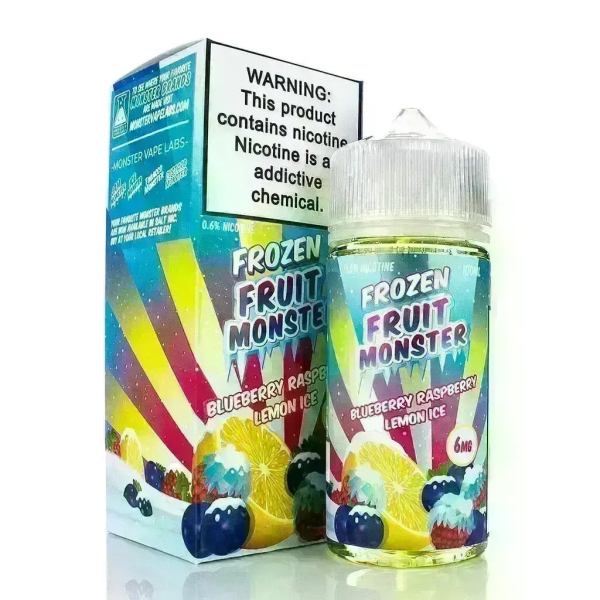 IMG-9562 Fruit Monster Frozen - Blueberry raspberry Lemon Ice - 100ml - V4S